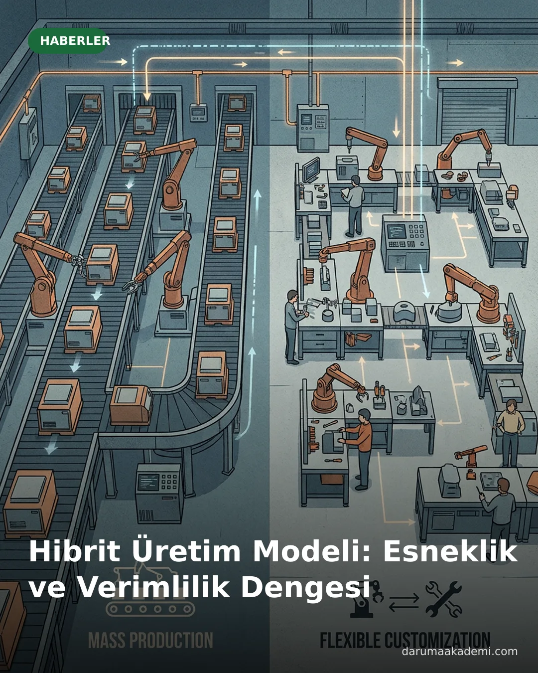 Hibrit Üretim Modeli: Esneklik ve Verimlilik Dengesi
