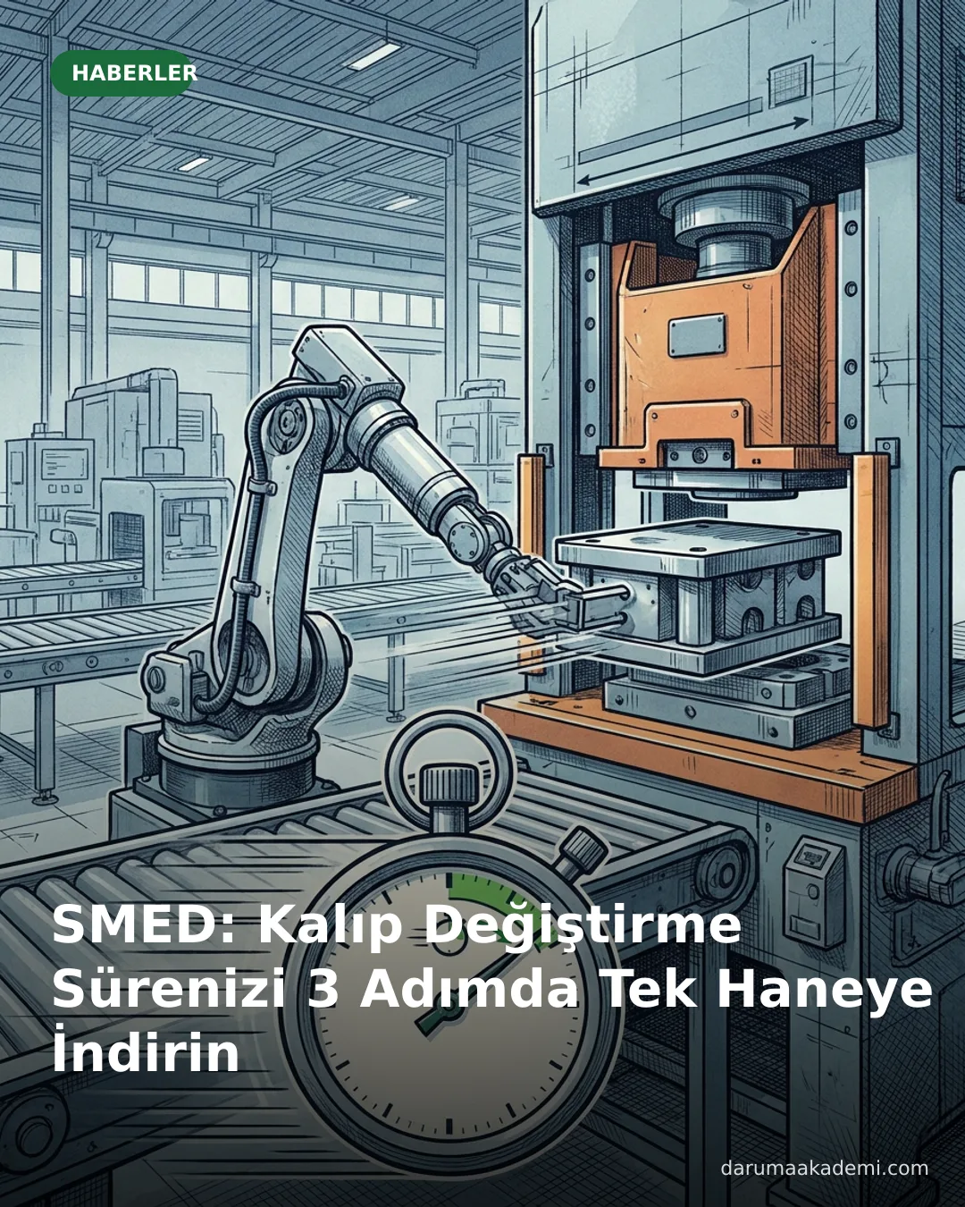 SMED: Kalıp Değiştirme Sürenizi 3 Adımda Tek Haneye İndirin