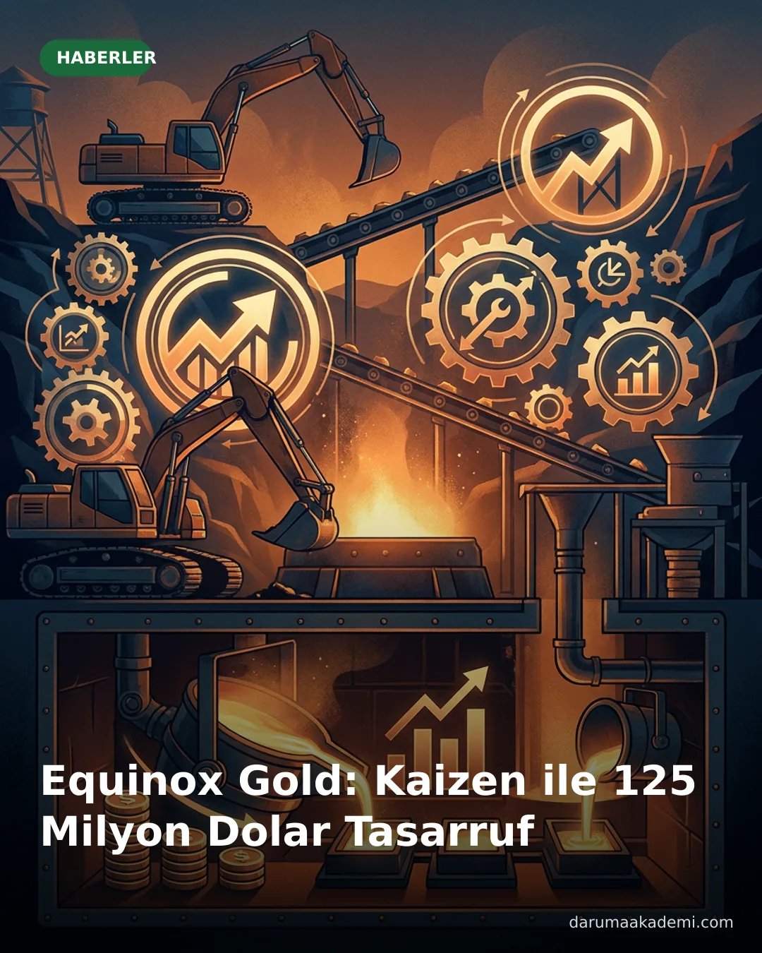 Equinox Gold: Kaizen ile 125 Milyon Dolar Tasarruf