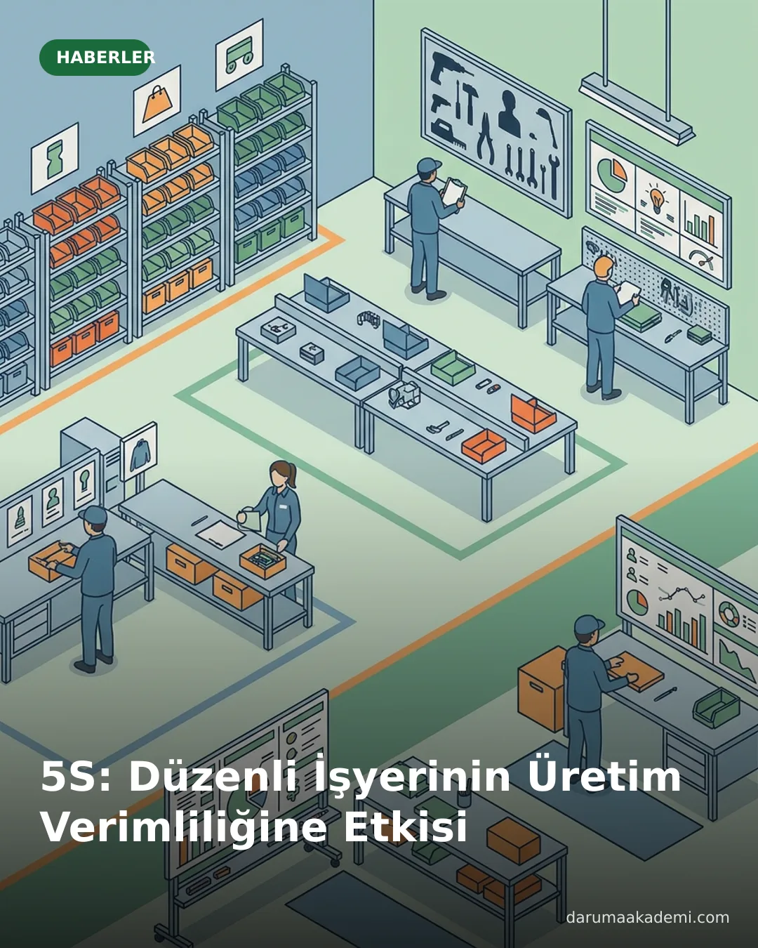5S: Düzenli İşyerinin Üretim Verimliliğine Etkisi