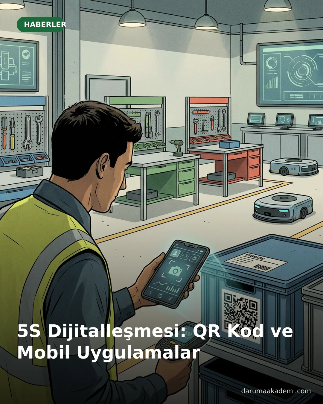 5S Dijitalleşmesi: QR Kod ve Mobil Uygulamalar