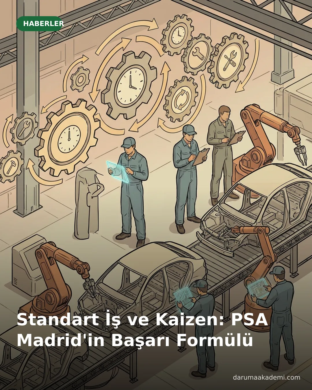 Standart İş ve Kaizen: PSA Madrid'in Başarı Formülü